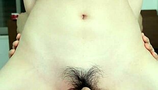 embarrassed but hips moving in facesitting femdom