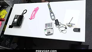 Suspicious Shoplifter Caught And Interrogated In Back Office