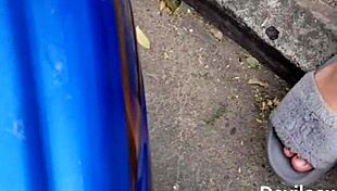 i went out to explore my new neighborhood and found this horny chubby girl, took her home and gave her a great fuck