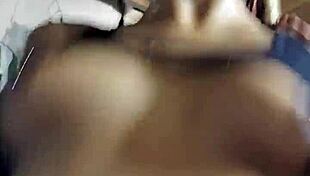 Husband Makes Hairy Wife Sit for Muff Diving