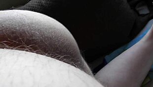 In the scene, a man licks the hairy ass of a mature woman under domination.