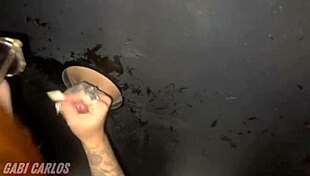 Want To See Me And My Redhead Friend At Glory Hole In Swing House Sucking