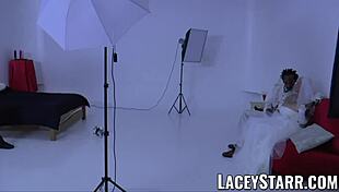 Laceystarr - Granny Bride Fed with Cum After BBC Pounding