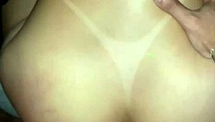 blonde wife enjoys a relaxing session with her partner