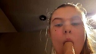 public deepthroat with squirting nipple clamps