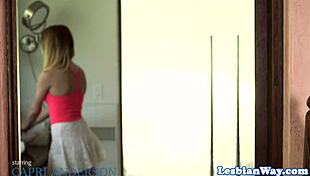 i watch lesbian beauties sixtynin in sapphic duo