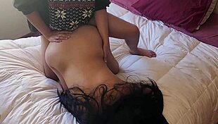 Taking my schoolgirl girlfriend home, I felt her tight anus squeeze as I explored