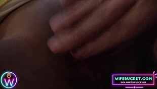 Homemade Sex: Petting My Latina Wife's Huge Clit at Sunset