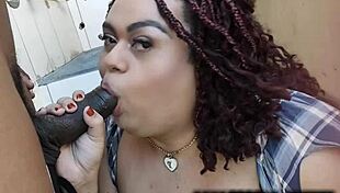 fat ebony married guy fucks me in abandoned house next door while wife cooks lunch