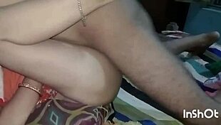 Indian hot girl gets fucked on the cot in desi porn