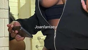 Joanfantasy Masturbation In A Washroom 2