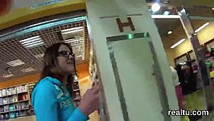 Seduced in the hypermarket and shagged in POV!