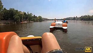 Hunt4k gorgeous chick gets naked and does it with boy next to hubby