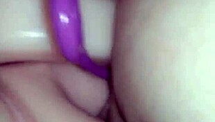 girlfriend playing with her toys