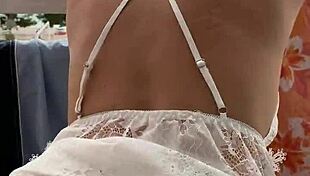 masturbating with lisa on balcony