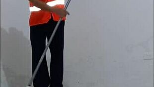 Nurse Seduces Cleaning Employee