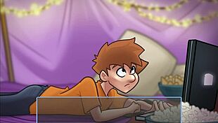 Demon deals part 19 - watching movie with stepsister