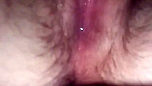 using vibrator for intense orgasm with visible contractions