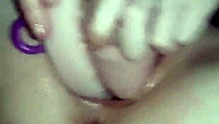 girlfriend playing with her toys