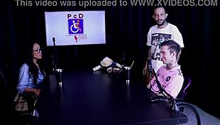 morena alice vasconcelos turns bisexual after filling her ass with drink, then sensually strips to show her big beautiful tits