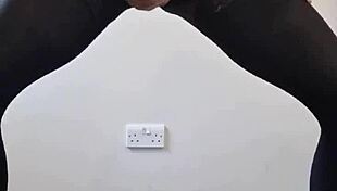 'do you see this big tranny cock cumming in pantyhose?'