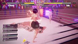 lesbian battle one with subtle touches