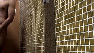 Brazilian Shower Spy At Gym Huge Dick