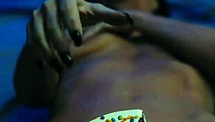 Messy Food Birthday Cake Girl Experiences Joyful Fetish Celebration