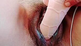 masturbating with huge dildo, came twice, my milk is rich 😋