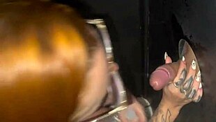 Want To See Me And My Redhead Friend At Glory Hole In Swing House Sucking