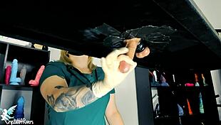 Naughty nurse MILKS patient with TOYS!