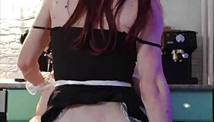 Milf Invited A Guy From A Dating Site And Fucked Him In A Maid Costume