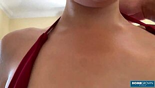 gorgeous blonde lolipop getting fucked hard by her boyfriend mark pirson, wow!