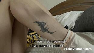 She moans, 'I want that big cock in my shaved pussy now' during teen threesome anal