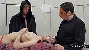 Frisky Nympho Is Taken In Anal Loony Bin For Awkward Therapy!