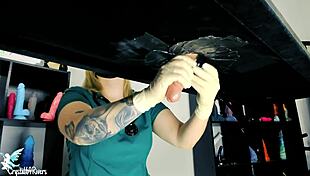 Naughty nurse MILKS patient with TOYS!