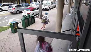 Police Officer Lp Bends Summer Brooks Over For Doggy Fucking In Shop