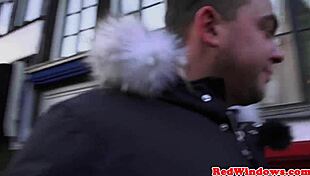 dutch hooker performs oral and handjob services