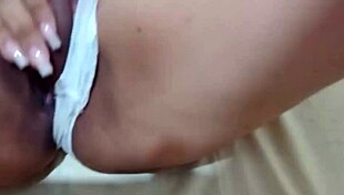 Famous Latina Warms Up Before Action