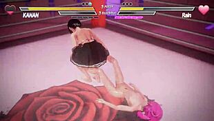 lesbian battle one with subtle touches