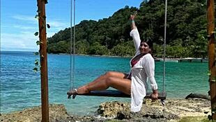 Ebony woman passionately loves feeling a stranger's cock deep inside her