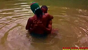 naughty fun from stream to village road