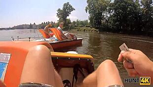 Hunt4k gorgeous chick gets naked and does it with boy next to hubby