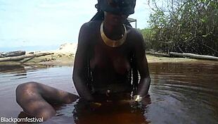 Watching Water DRIPPING From Her Perfectly Shaped Tits