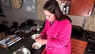 Pov Blowjob Whore Eating Cum Covered Eggs For Breakfast