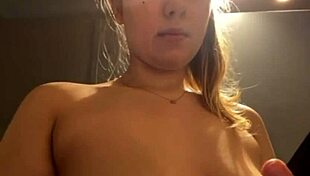 public deepthroat with squirting nipple clamps