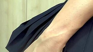 Watch the uniform girl get belled clitoris and anal trained in embarrassing underwear!