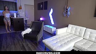 step dad grabs stepdaughter's ass while she cleans the floor 😏