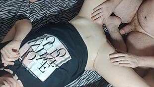 Hot Asian Girl Got Her Load Of Cum On Her Pussy!