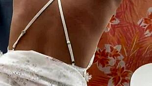 masturbating with lisa on balcony